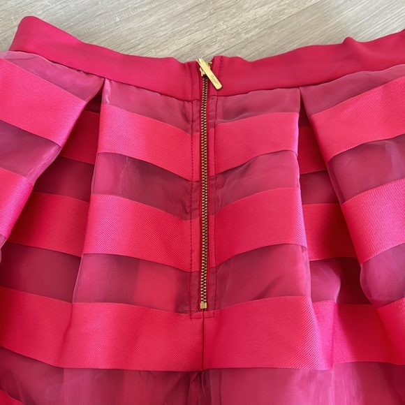 Asos closet London stipe mesh organza full midi skirt - Picture 6 of 10